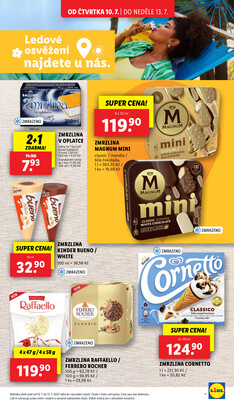 Lidl Čtvrtek od 17.7. do 20.7.2025