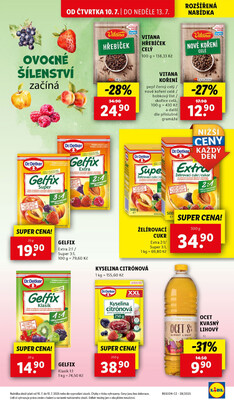 Lidl Čtvrtek od 17.7. do 20.7.2025