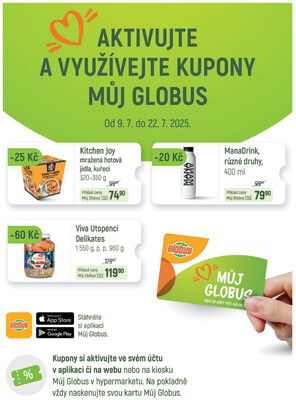 Akční leták Globus 9.7. - 15.7.2025 - Globus Praha - Zličín