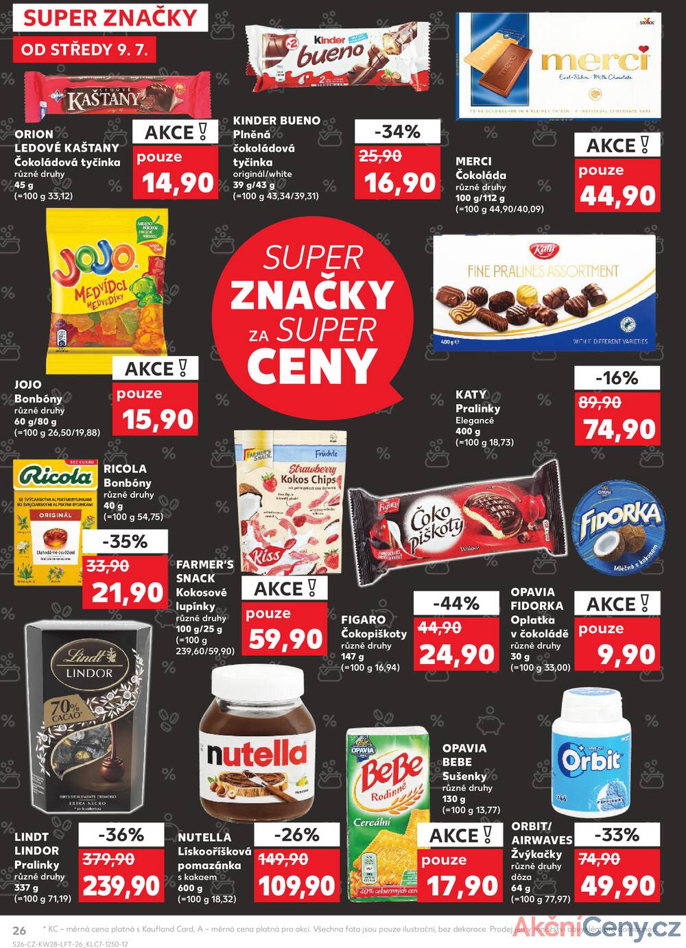 Leták Kaufland - Kaufland 9.7. - 15.7. - Kaufland - Louny - strana 26