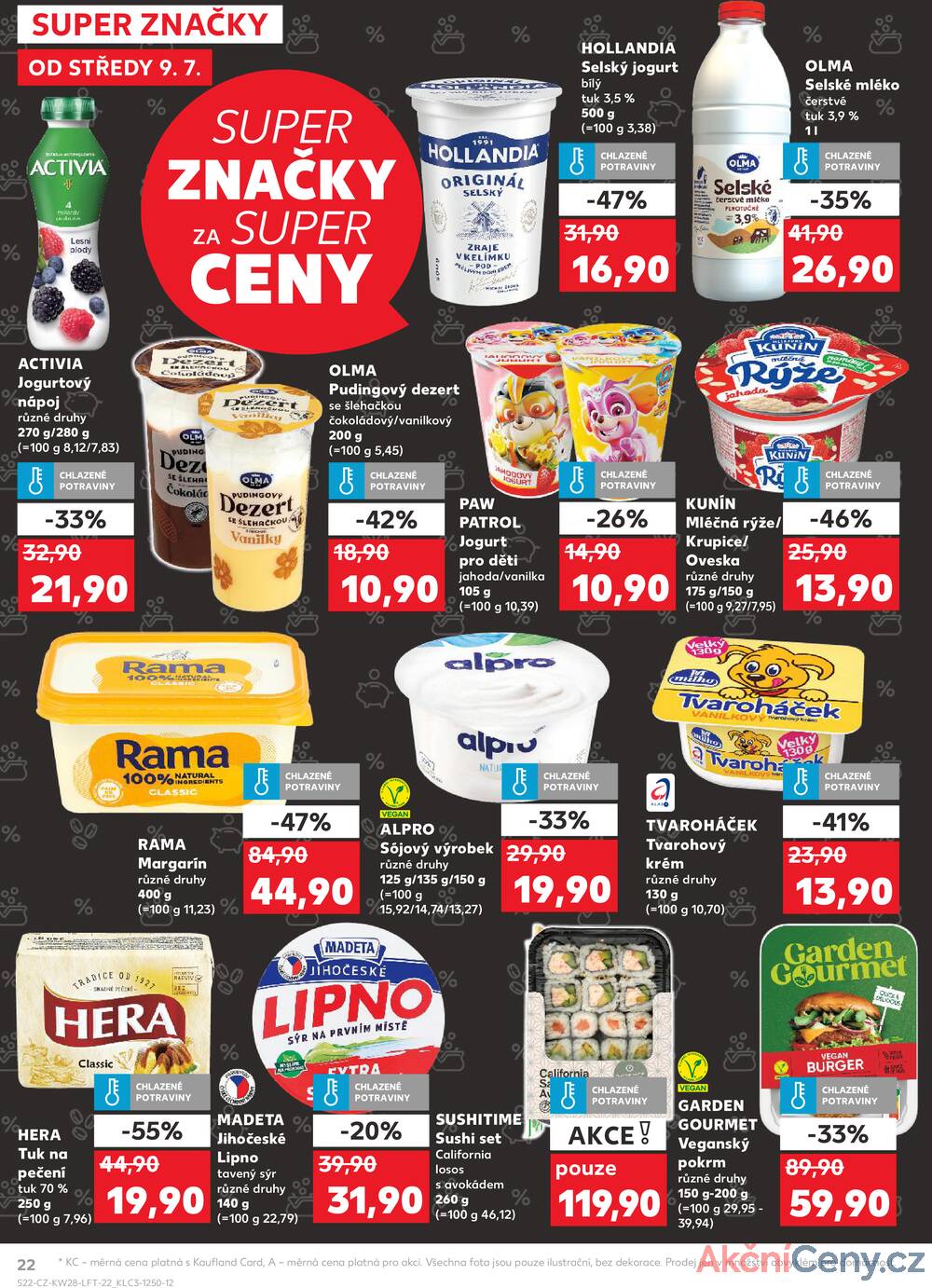 Leták Kaufland - Kaufland 9.7. - 15.7. - Kaufland - Jindřichův Hradec - strana 22