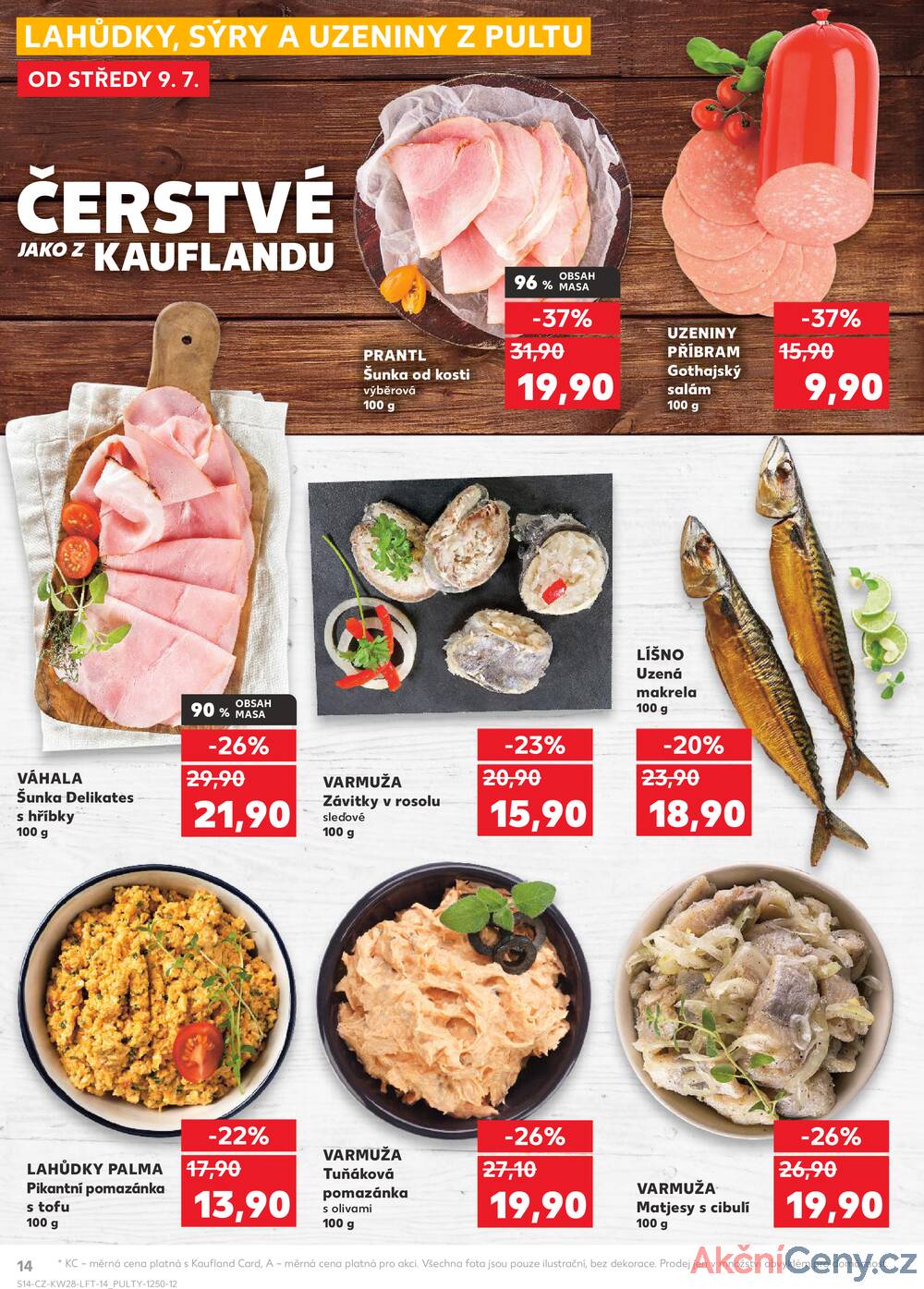 Leták Kaufland - Kaufland 9.7. - 15.7. - Kaufland - Praha 6 (Podbaba) - strana 14