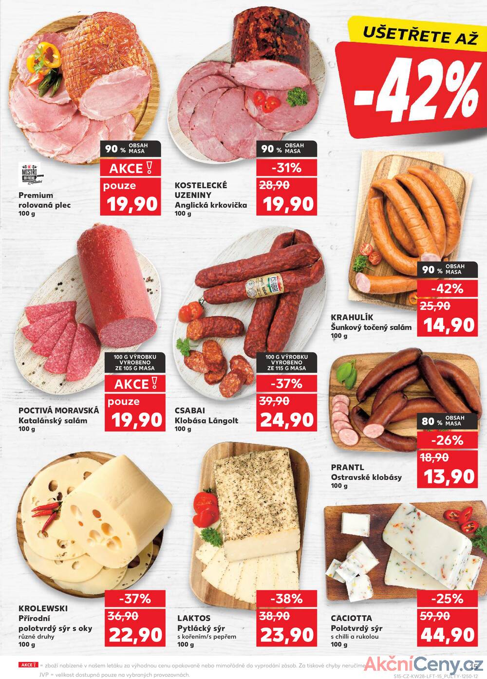 Leták Kaufland - Kaufland 9.7. - 15.7. - Kaufland - Praha 6 (Podbaba) - strana 15
