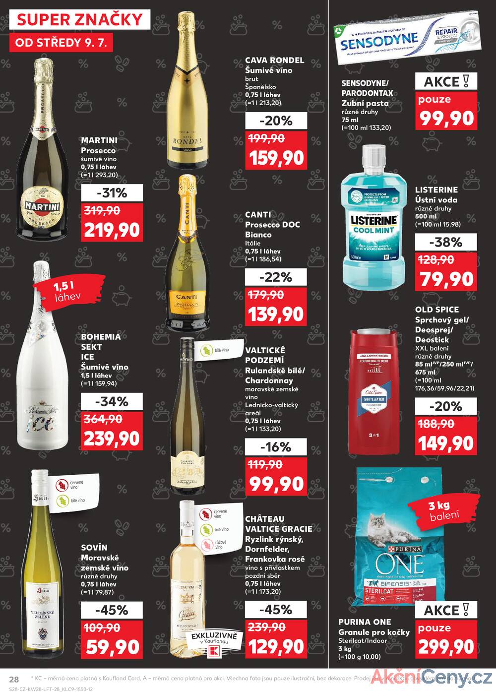 Leták Kaufland - Kaufland 9.7. - 15.7. - Kaufland - Praha 6 (Podbaba) - strana 28