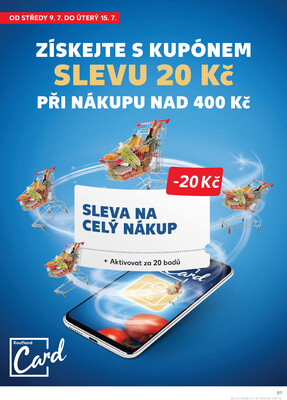 Kaufland 9.7. - 15.7. - Kaufland - Praha 6 (Podbaba)