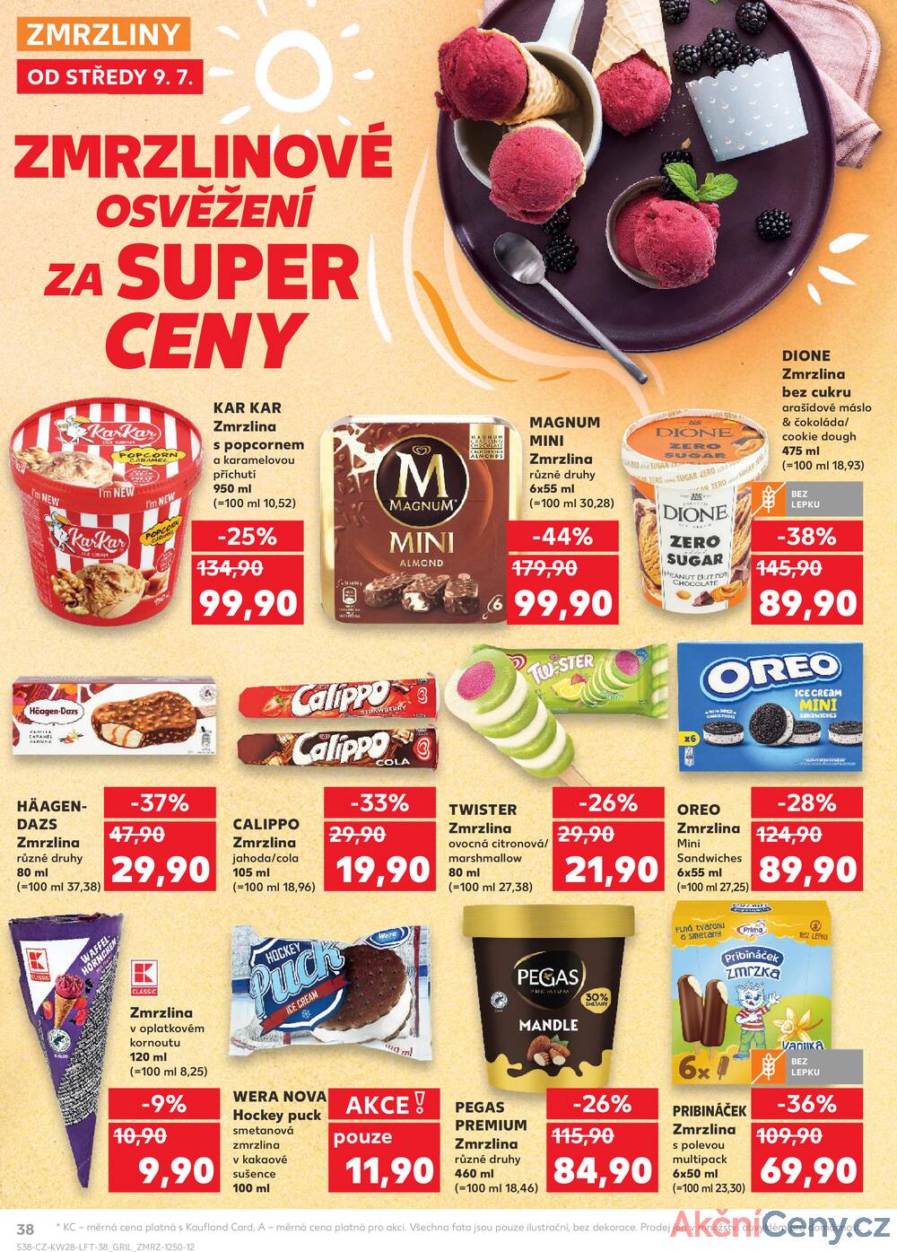 Leták Kaufland - Kaufland 9.7. - 15.7. - Kaufland - Praha 12 (Modřany) - strana 38