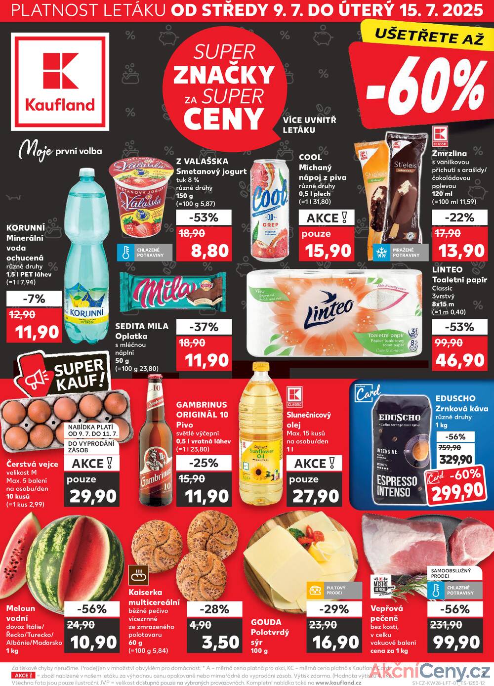Leták Kaufland - Kaufland 9.7. - 15.7. - Kaufland - Nový Bor - strana 1