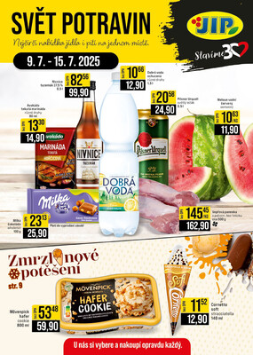 JIP Cash & Carry Brno, Praha, Ostrava od 9.7. do 15.7.2025