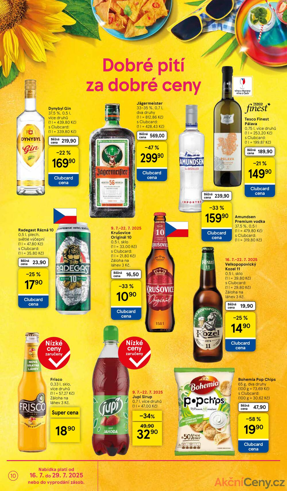 Leták Tesco - Tesco supermarkety od 16.7. do 22.7.2025 - strana 10 Leták Tesco - Tesco supermarkety od 16.7. do 22.7.2025 - strana 10