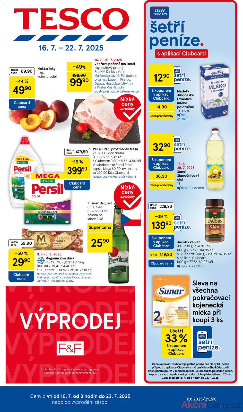 Leták Tesco - Tesco malé hypermarkety od 16.7. do 22.7.2025 - strana 1 Leták Tesco - Tesco malé hypermarkety od 16.7. do 22.7.2025 - strana 1