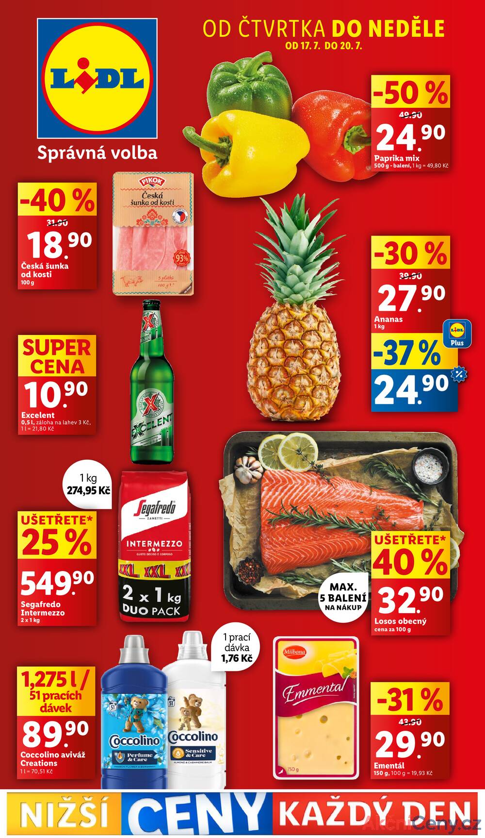 Leták Lidl - Lidl Čtvrtek od 17.7. do 20.7.2025 - strana 1