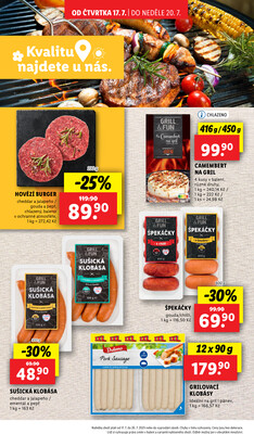 Lidl Čtvrtek od 17.7. do 20.7.2025