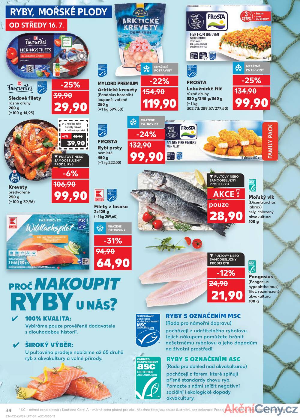Leták Kaufland - Kaufland 16.7. - 22.7. - Kaufland - Třeboň - strana 34