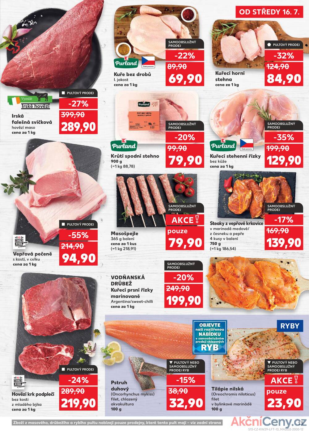 Leták Kaufland - Kaufland 16.7. - 22.7. - Kaufland - Hodonín (Konečná) - strana 13
