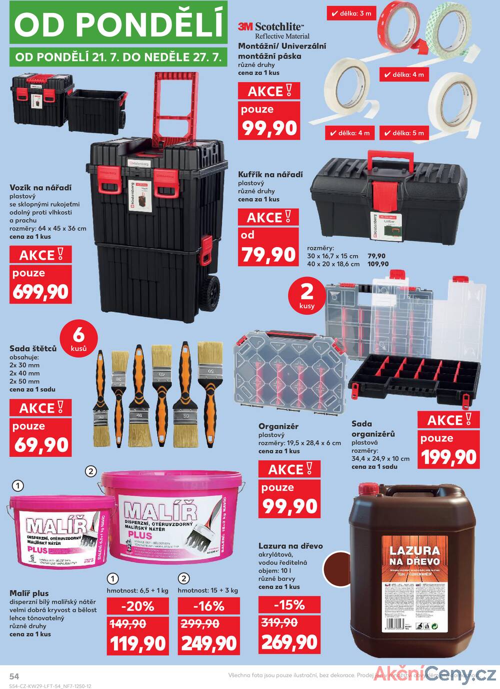 Leták Kaufland - Kaufland 16.7. - 22.7. - Kaufland - Olomouc - Hněvotínská - strana 54