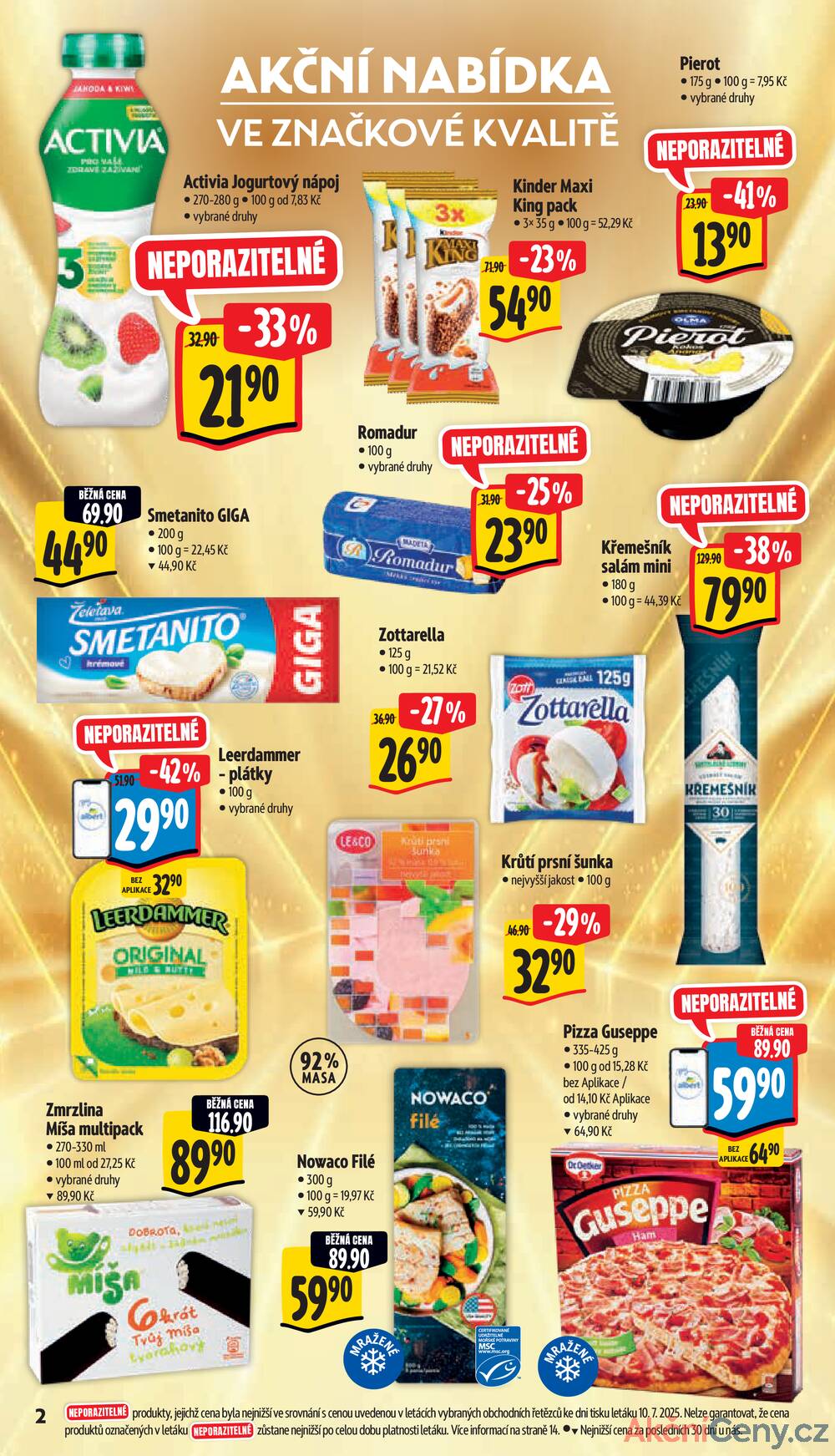 Leták Albert - Albert Supermarket od 16.7. do 22.7.2025 - strana 2