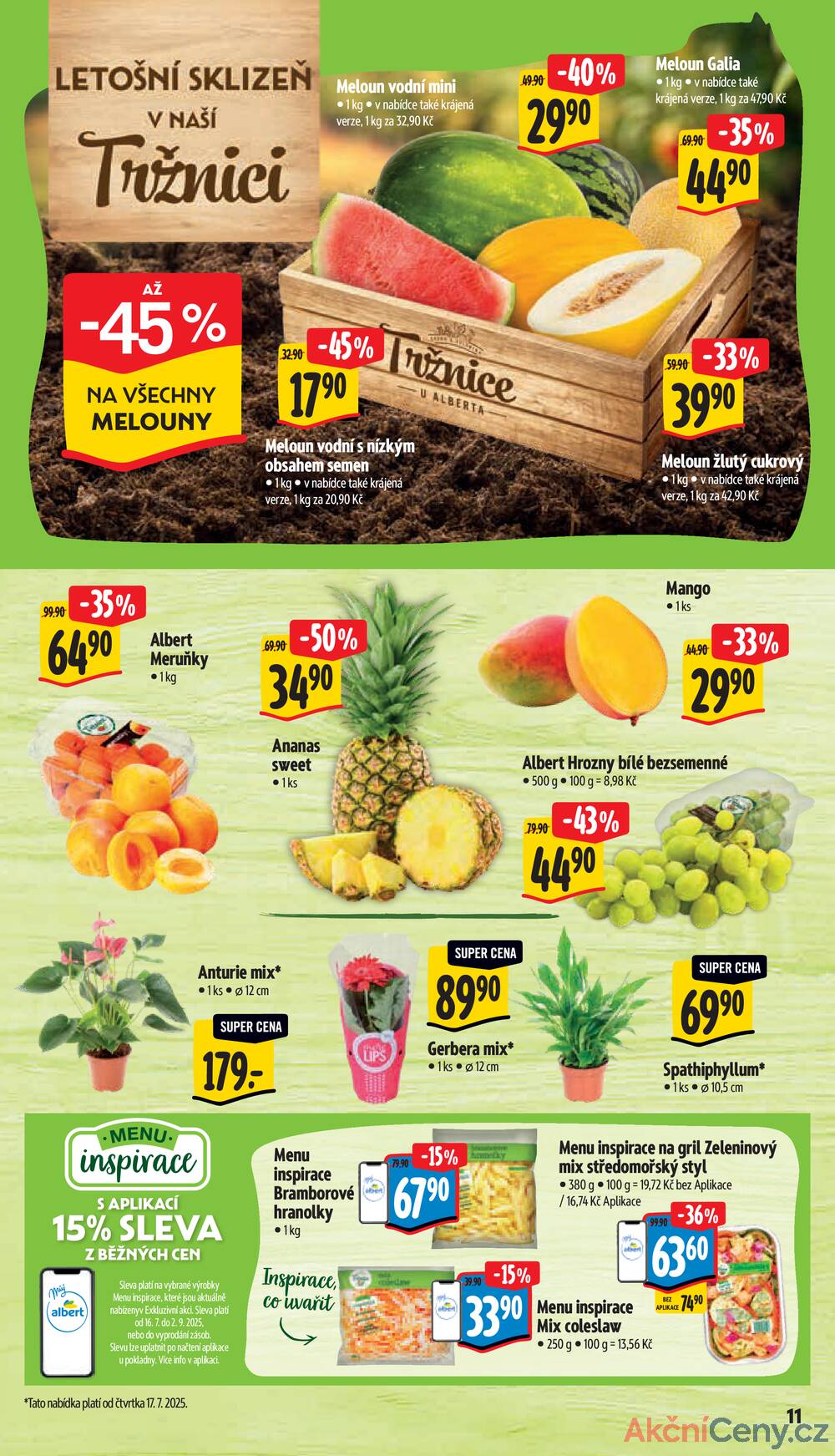 Leták Albert - Albert Supermarket Jihomoravský od 16.7. do 22.7.2025 - strana 18