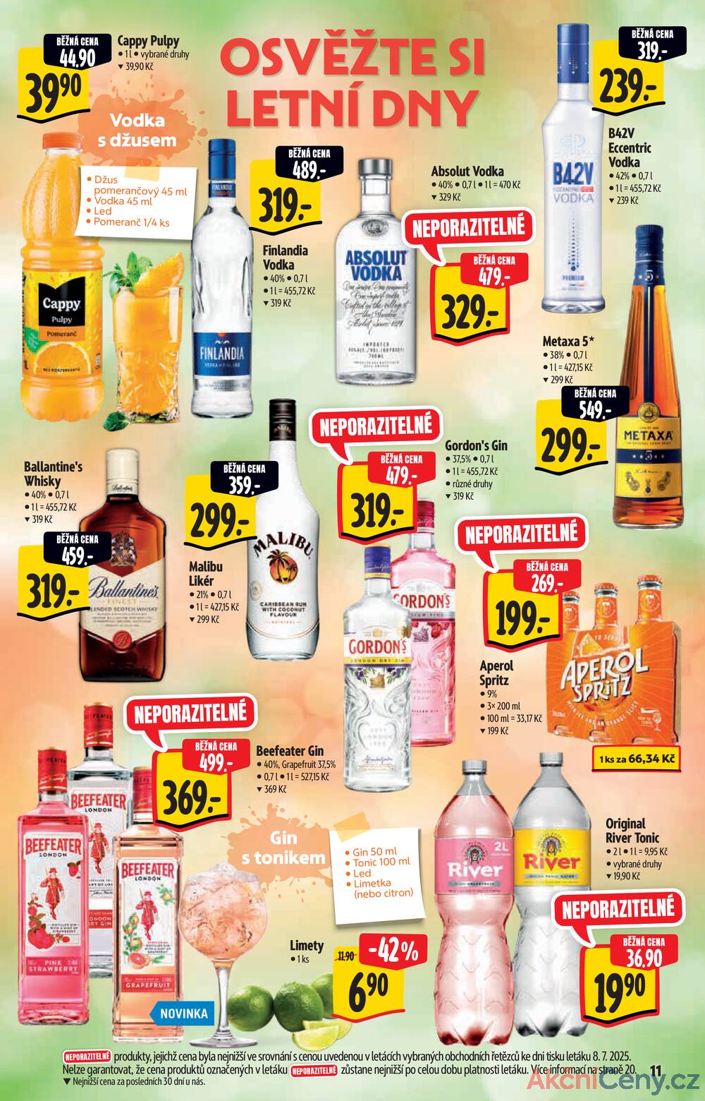 Leták Albert - Albert  Hypermarket katalog  Drinks od 16.7. do 29.7.2025 - strana 11
