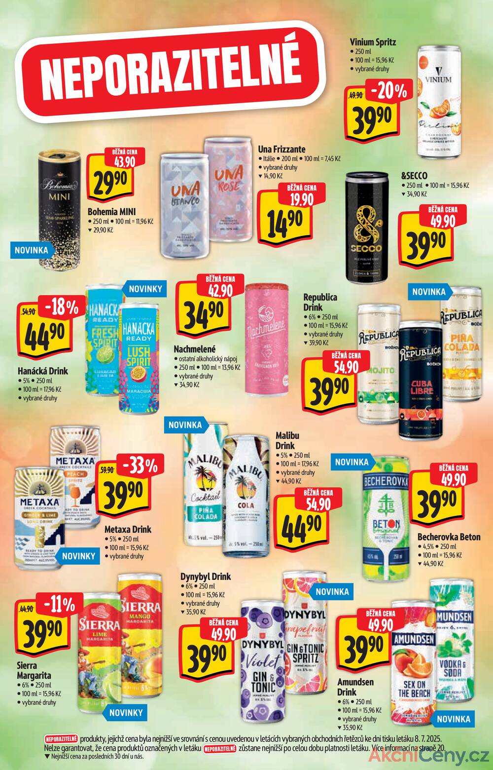 Leták Albert - Albert  Hypermarket katalog  Drinks od 16.7. do 29.7.2025 - strana 25