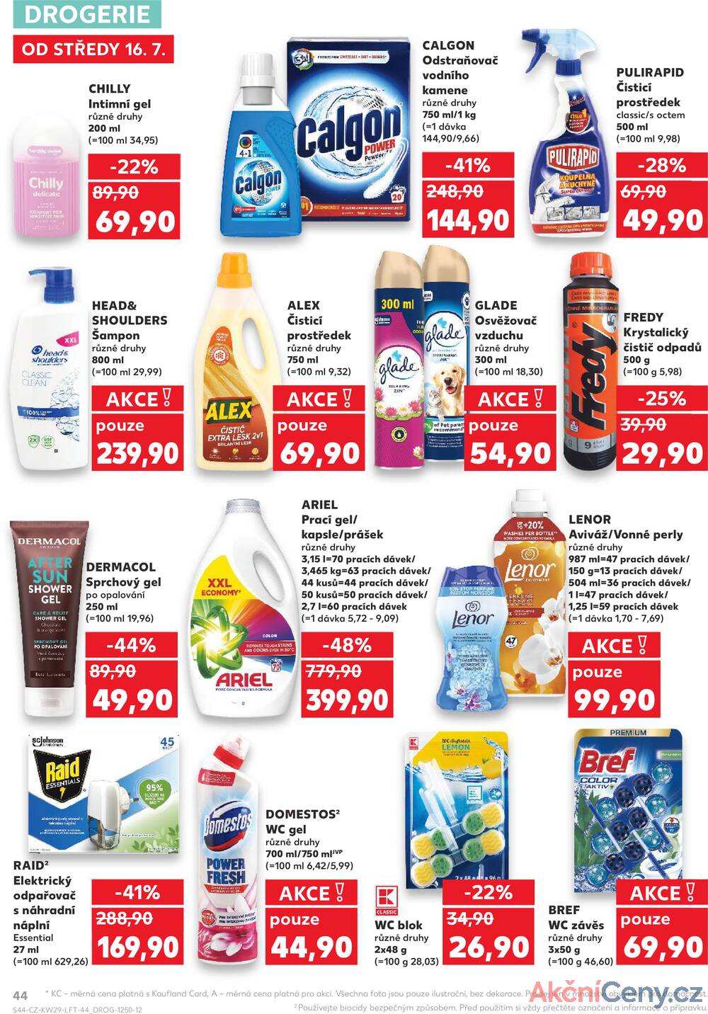 Leták Kaufland - Kaufland 16.7. - 22.7. - Kaufland - Rakovník (ul. Luženská) - strana 44
