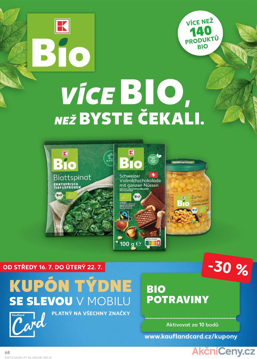 Leták Kaufland - Kaufland 16.7. - 22.7. - Kaufland - Rakovník (ul. Luženská) - strana 68