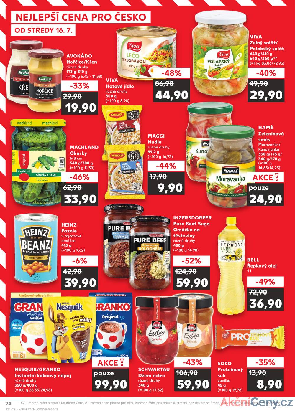 Leták Kaufland - Kaufland 16.7. - 22.7. - Kaufland - Blansko - strana 24