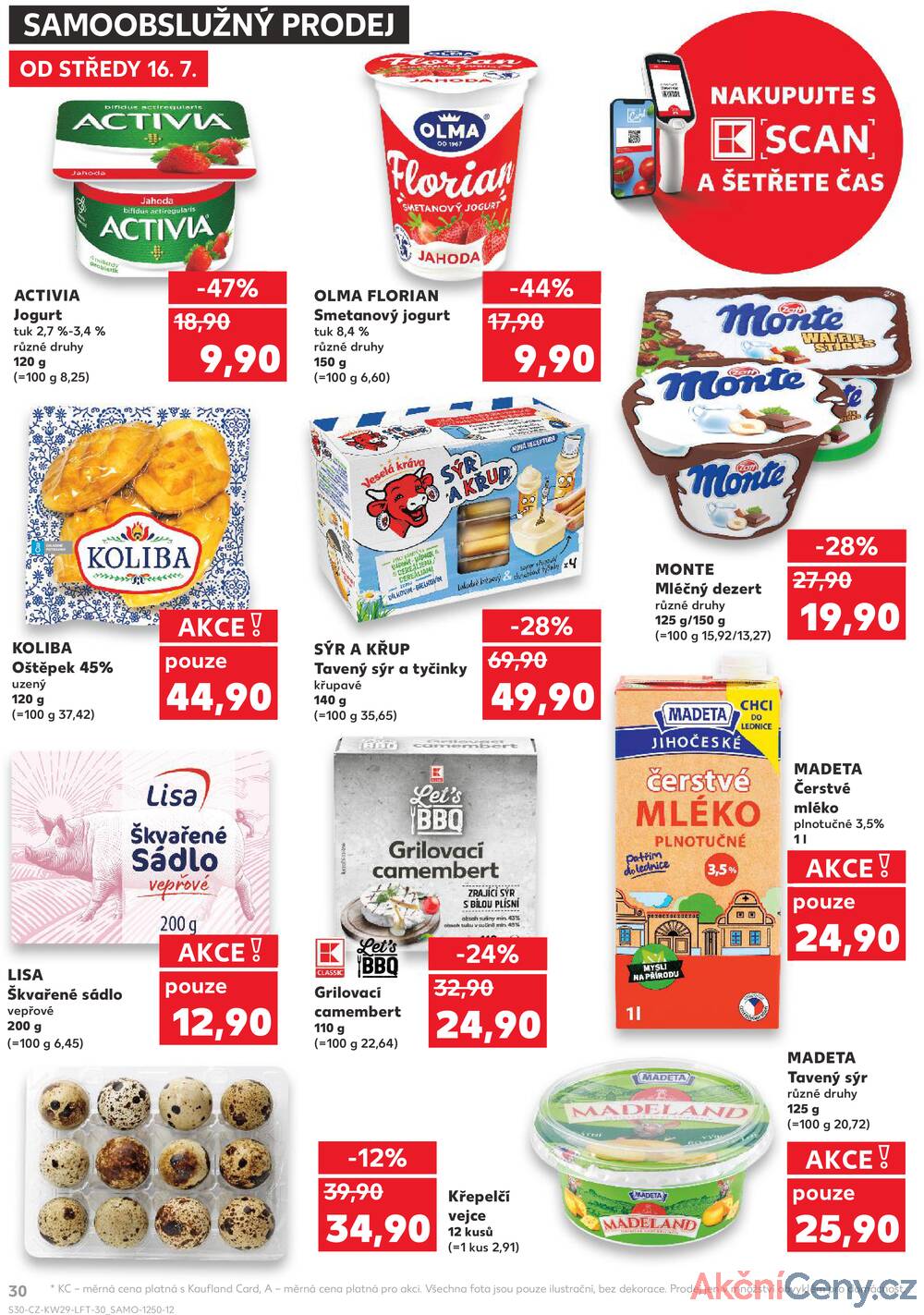 Leták Kaufland - Kaufland 16.7. - 22.7. - Kaufland Moravská Třebová - strana 30