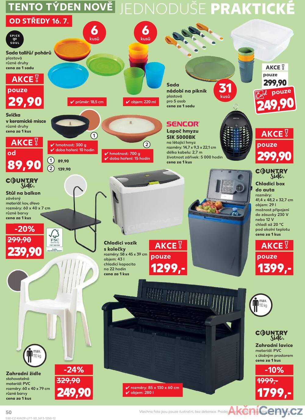 Leták Kaufland - Kaufland 16.7. - 22.7. - Kaufland Moravská Třebová - strana 50