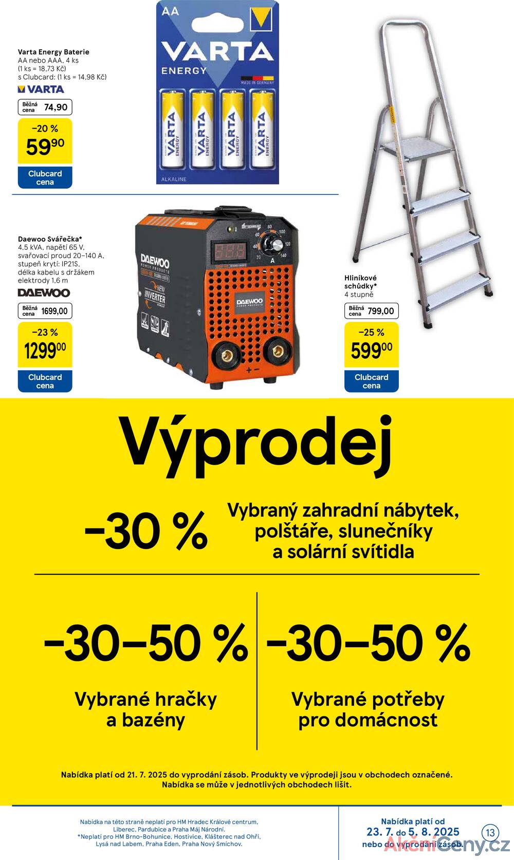 Leták Tesco - Tesco malé hypermarkety od 23.7. do 29.7.2025 - strana 13 Leták Tesco - Tesco malé hypermarkety od 23.7. do 29.7.2025 - strana 13