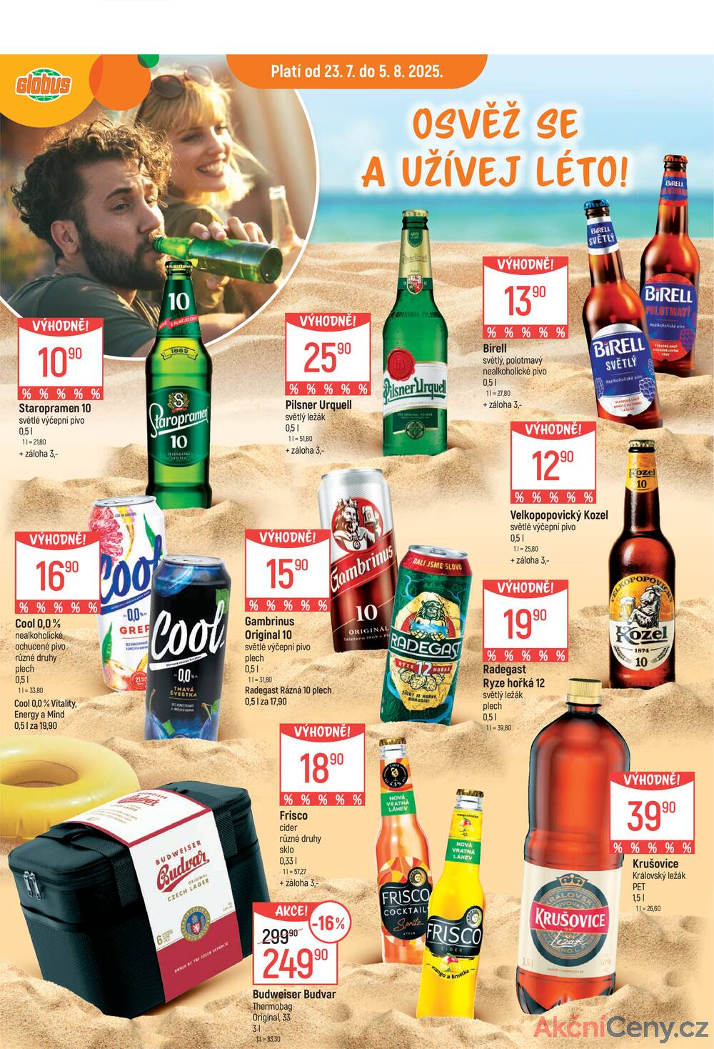 Leták Globus - Akční leták Globus 23.7. - 5.8.2025 - Globus Chomutov - strana 1