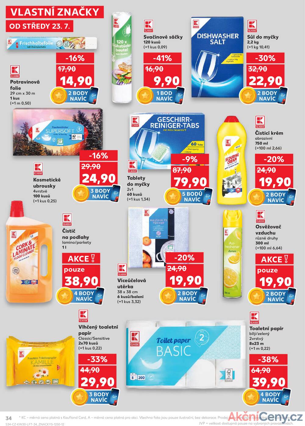 Leták Kaufland - Kaufland 23.7. - 29.7. - Kaufland - Strakonice - strana 34