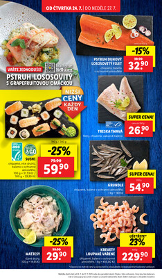 Lidl Čtvrtek od 24.7. do 27.7.2025