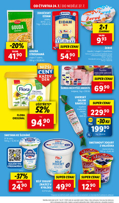 Lidl Čtvrtek od 24.7. do 27.7.2025