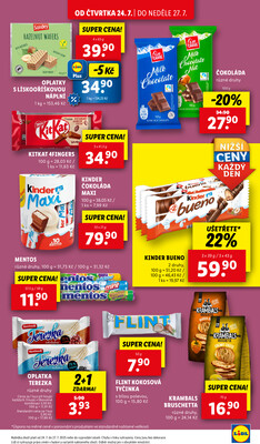 Lidl Čtvrtek od 24.7. do 27.7.2025
