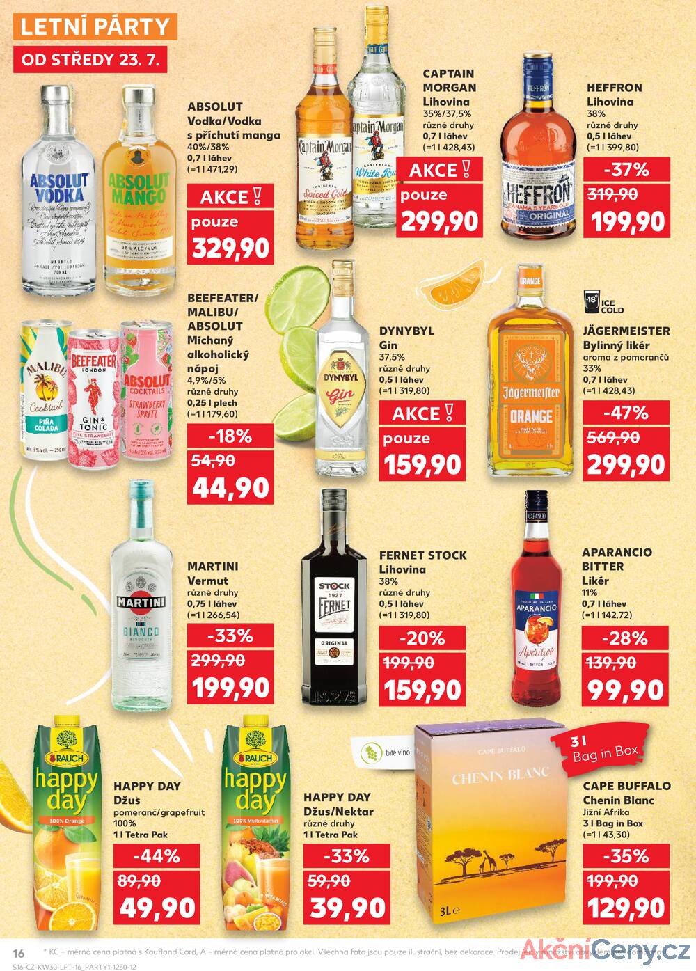 Leták Kaufland - Kaufland 23.7. - 29.7. - Kaufland - Ostrava - Mariánské Hory - strana 16