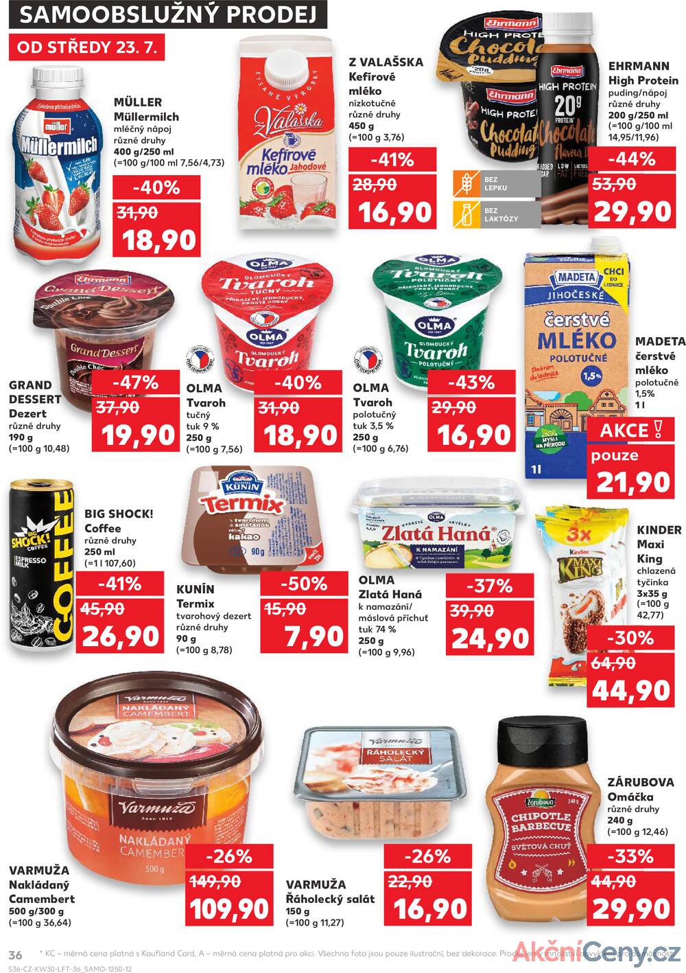 Leták Kaufland - Kaufland 23.7. - 29.7. - Kaufland - Ostrava - Poruba - strana 36