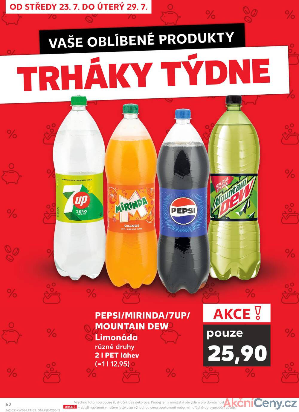 Leták Kaufland - Kaufland 23.7. - 29.7. - Kaufland - Rakovník (ul. Luženská) - strana 62