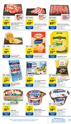 Tesco malé hypermarkety od 30.7. do 5.8.2025
