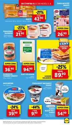 Lidl Čtvrtek od 31.7. do 3.8.2025