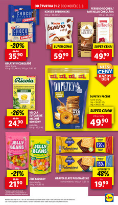 Lidl Čtvrtek od 31.7. do 3.8.2025