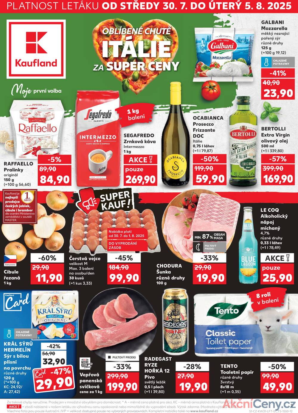Leták Kaufland - Kaufland 30.7. - 5.8. - Kaufland - Rokycany - strana 1