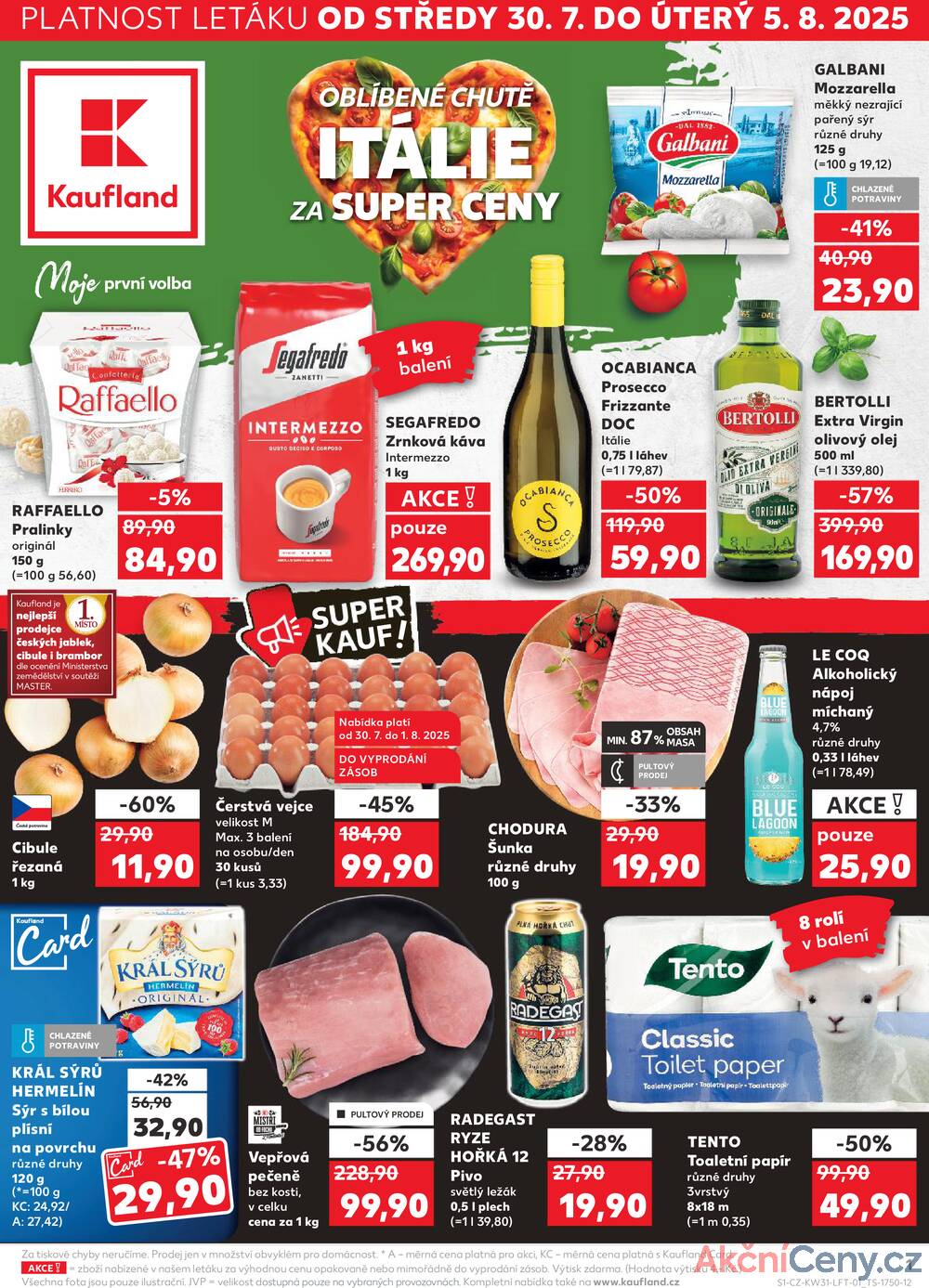 Leták Kaufland - Kaufland 30.7. - 5.8. - Kaufland - Litoměřice - strana 1