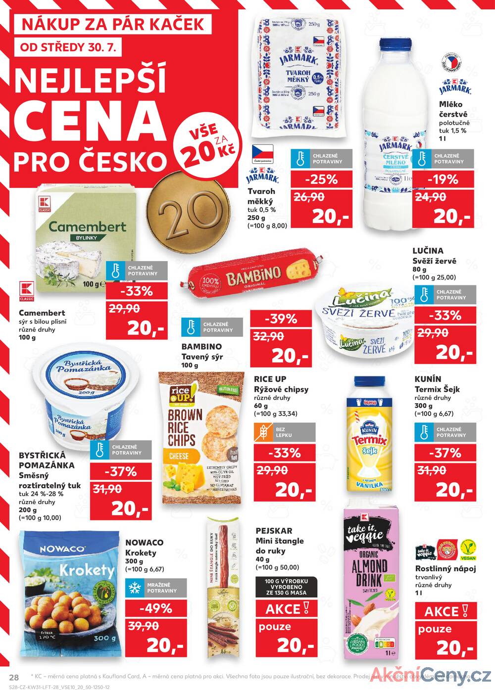Leták Kaufland - Kaufland 30.7. - 5.8. - Kaufland - Mladá Boleslav - strana 28