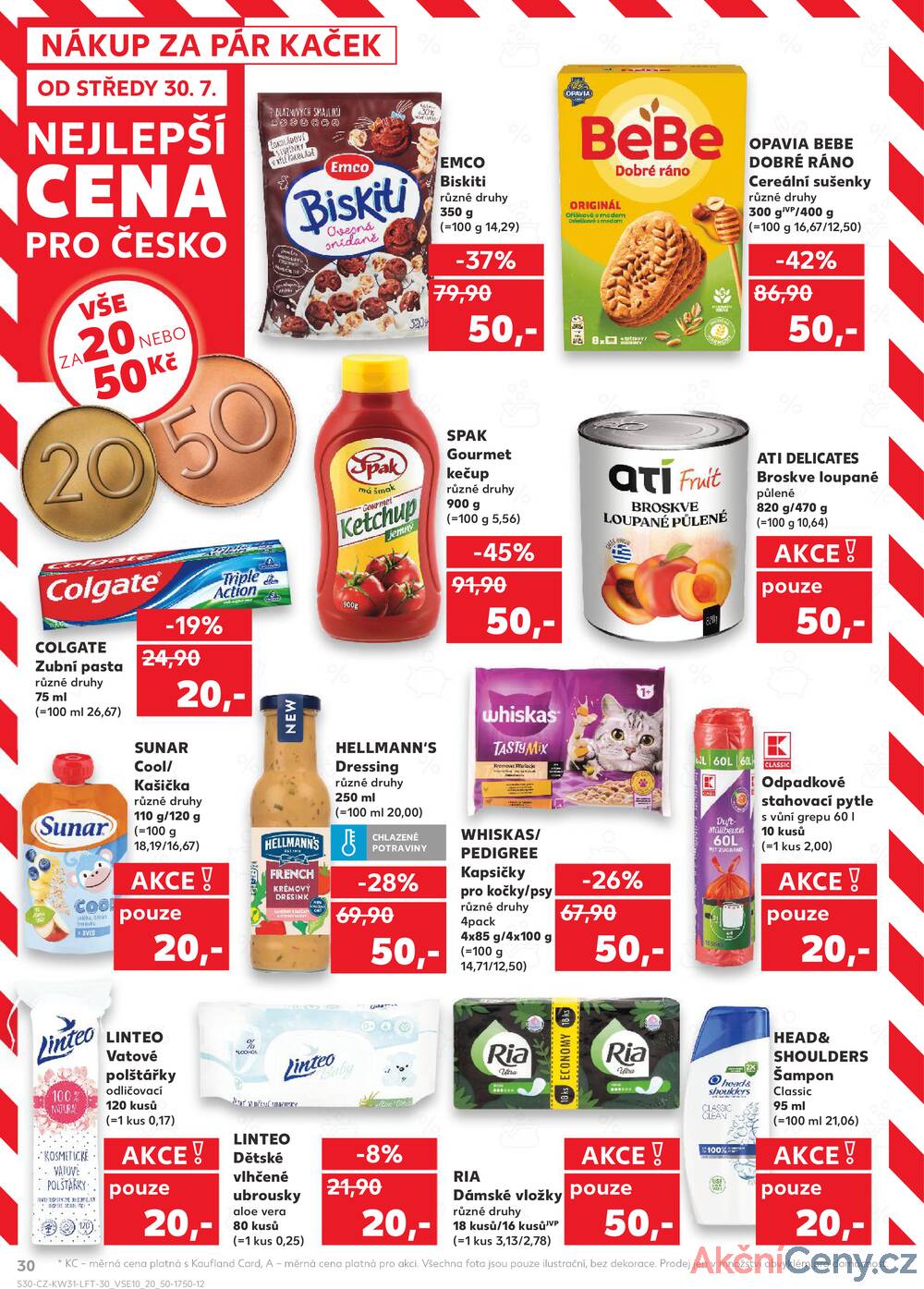 Leták Kaufland - Kaufland 30.7. - 5.8. - Kaufland - Mladá Boleslav - strana 30
