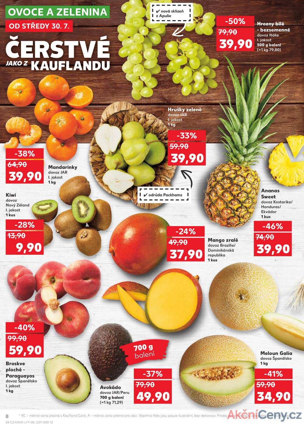 Leták Kaufland - Kaufland 30.7. - 5.8. - Kaufland - Brno - Bohunice - strana 8