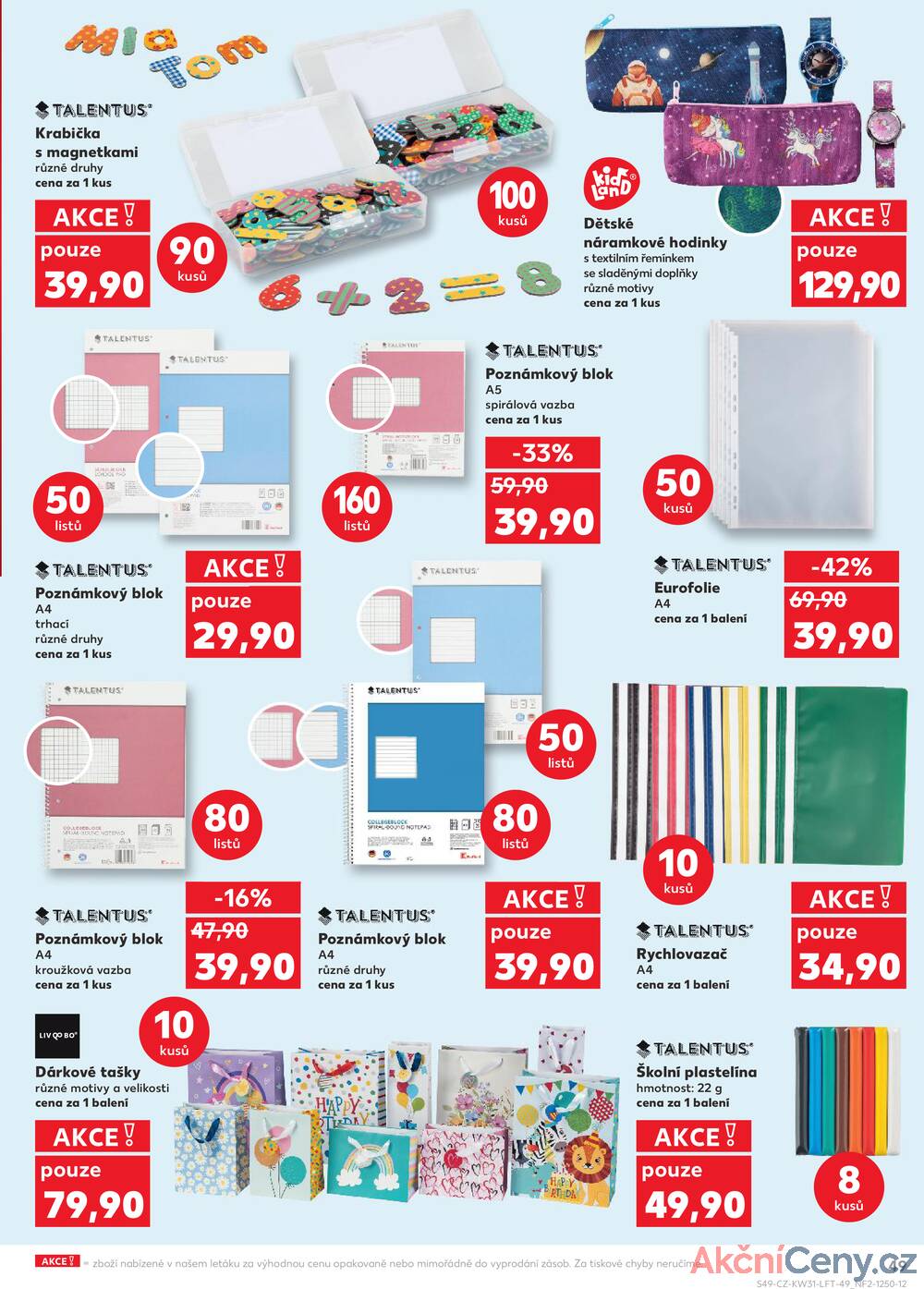 Leták Kaufland - Kaufland 30.7. - 5.8. - Kaufland Praha-Barrandov - strana 49