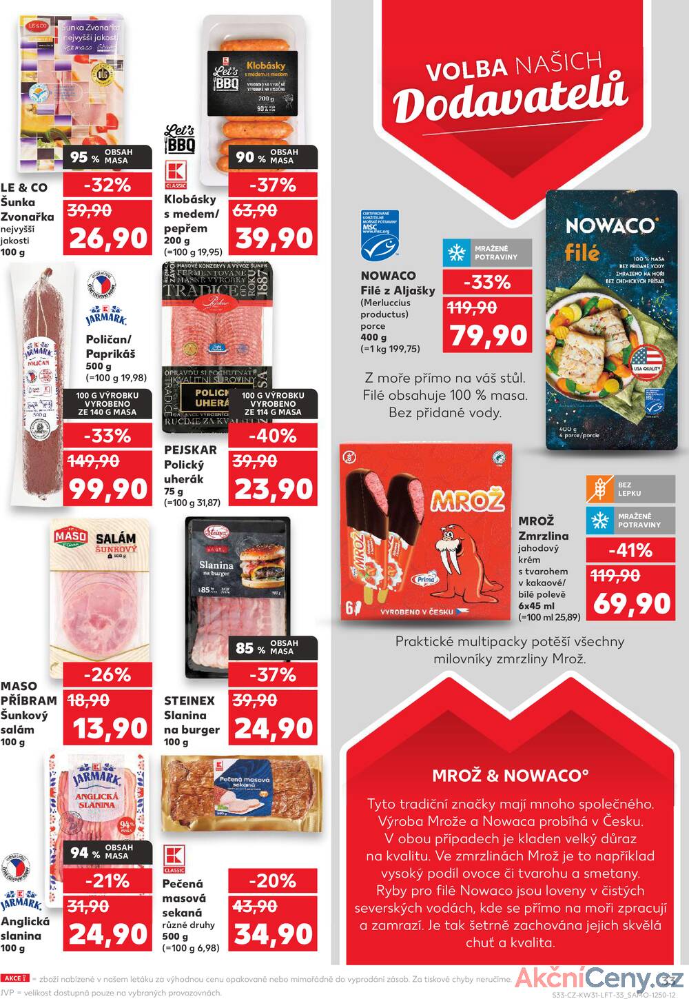 Leták Kaufland - Kaufland 30.7. - 5.8. - Kaufland - Cheb - strana 33