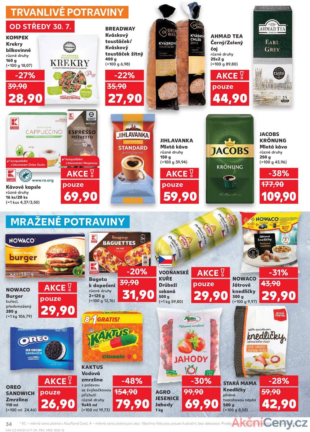 Leták Kaufland - Kaufland 30.7. - 5.8. - Kaufland - Cheb - strana 34