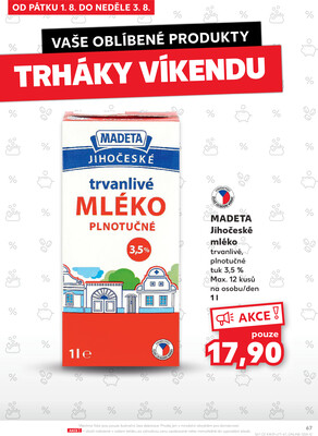 Kaufland 30.7. - 5.8. - Kaufland - Znojmo (Jarošova)