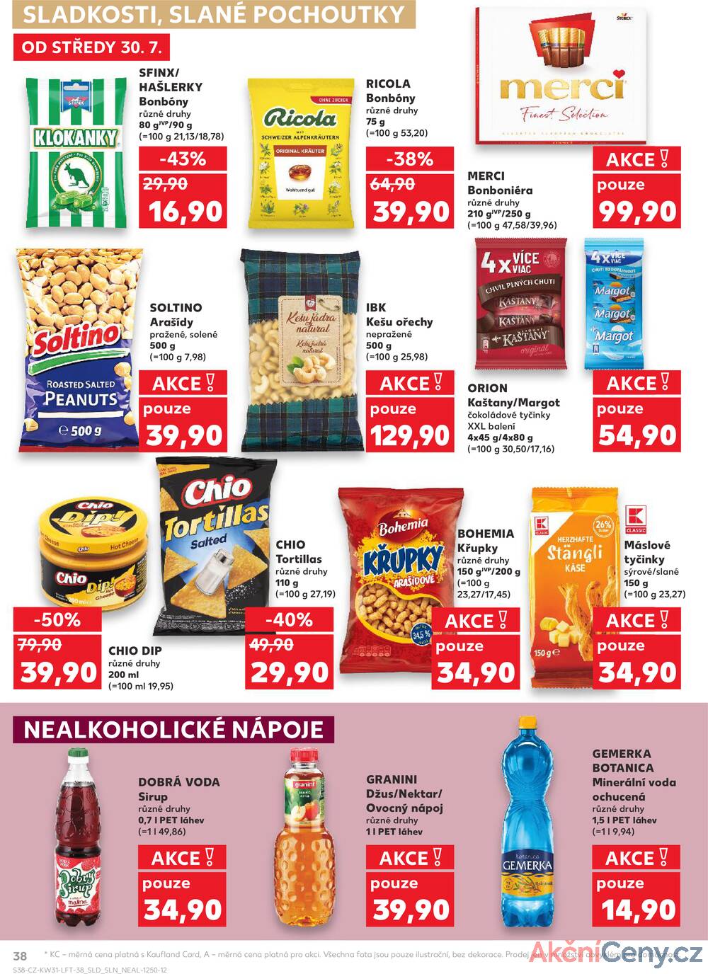 Leták Kaufland - Kaufland 30.7. - 5.8. - Kaufland - Plzeň (Sukova) - strana 38